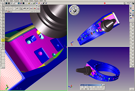 Toolpath verification with GibbsCAM Cut Part Rendering