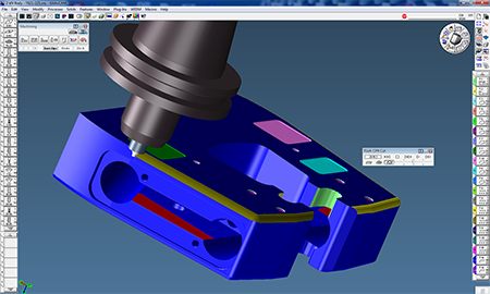 GibbsCAM’s Cut Part Rendering verifies toolpaths