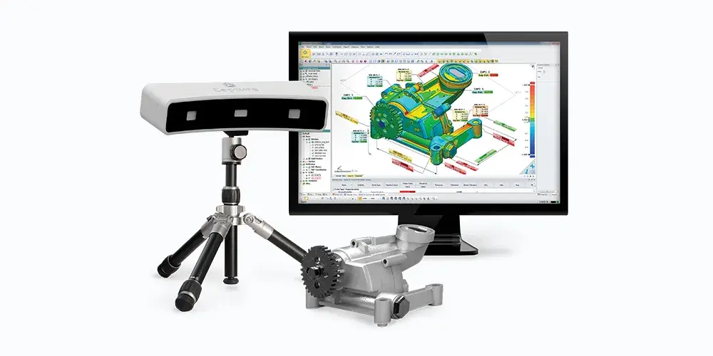 検査のためのGeomagic Captureによるデスクトップスキャニング