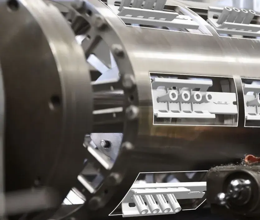 3D プリントされた機械の SLS 部品