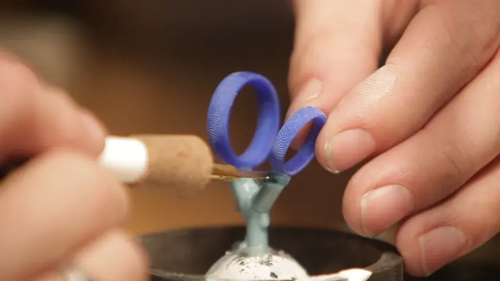 MJP ワックス材料で作成された 3D プリント鋳造パターン