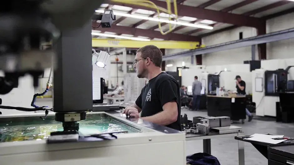 Electrode designed and programmed using Cimatron® being manufactured on EDM machine