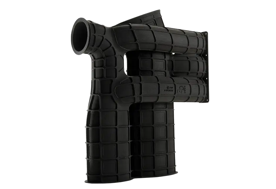 3D プリント製のブラック航空宇宙機用ダクト