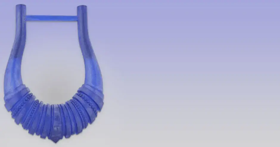 jewelry-castable-plastic-image-visijet-m3-cast-mjp- blue pendant