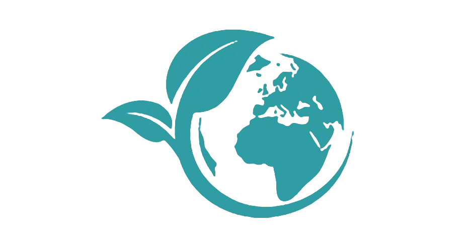 An icon showing a plant surrounding the globe