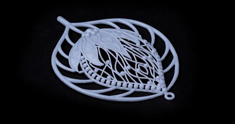 figure 4 jewel master gray pendant on black background