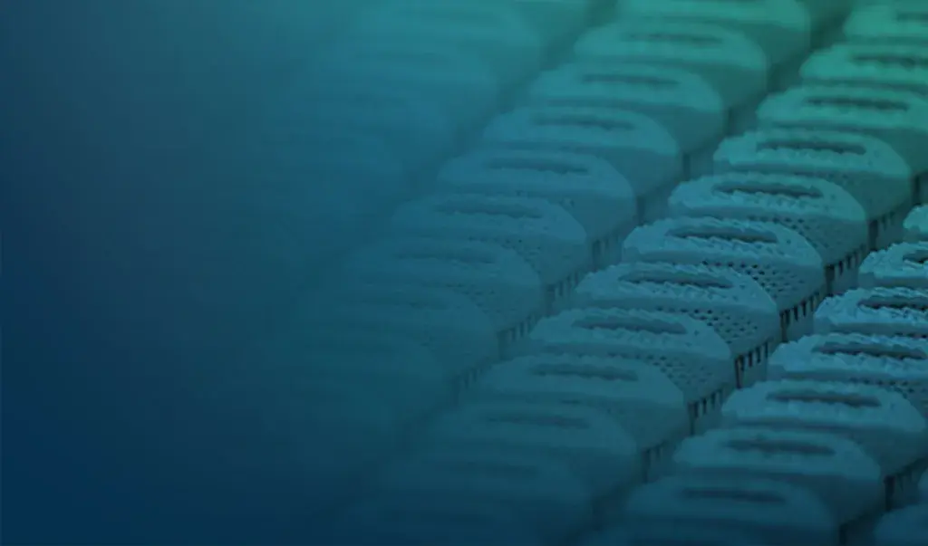 Scaled production of metal 3D printed medical devices at rms