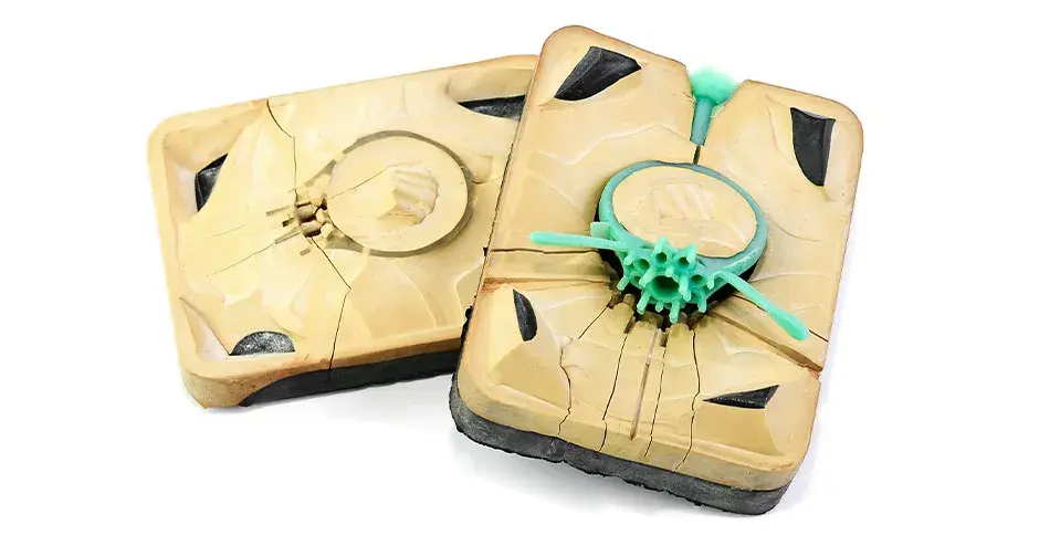 3D プリントで作成されたジュエリー用モールド作成パーツ