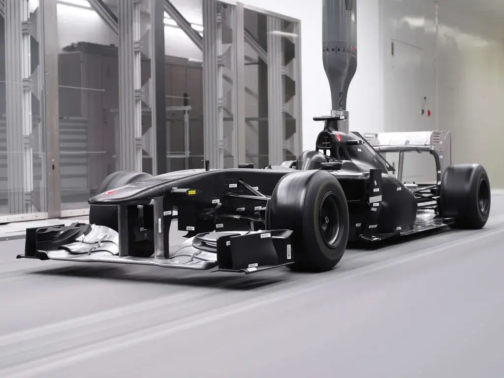 SLA 部品を使用した Sauber Engineering の風洞モデル試験