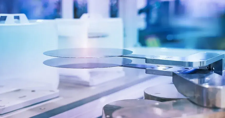 プラットフォーム上にあるウエーハテーブル