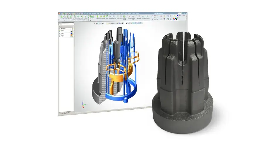 コンフォーマルクーリング部品の例
