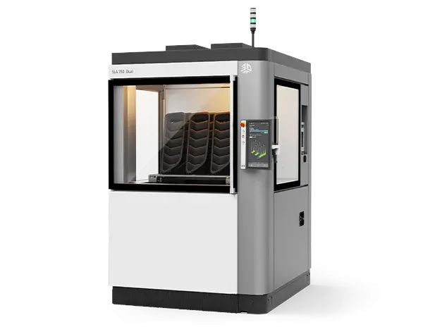 SLA 750 デュアル 3Dプリンターアングル
