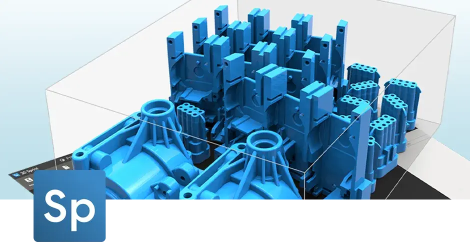 3D Sprint ソフトウェアのロゴとスクリーンショット