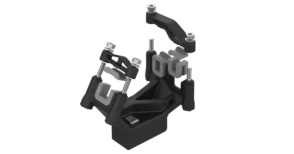 最終部品の 3D スキャンデータに合わせて調整するモジュラー CNC 固定具。 