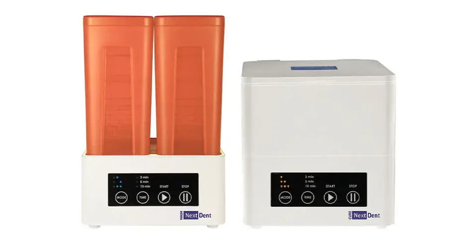 NextDent LCD1 樹脂洗浄機と硬化ステーション