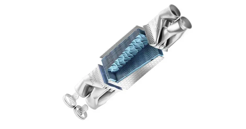 3D プリントされた熱交換器