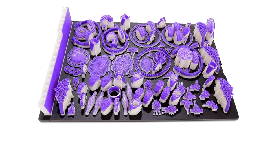 ジュエリー鋳造部品のトレイ