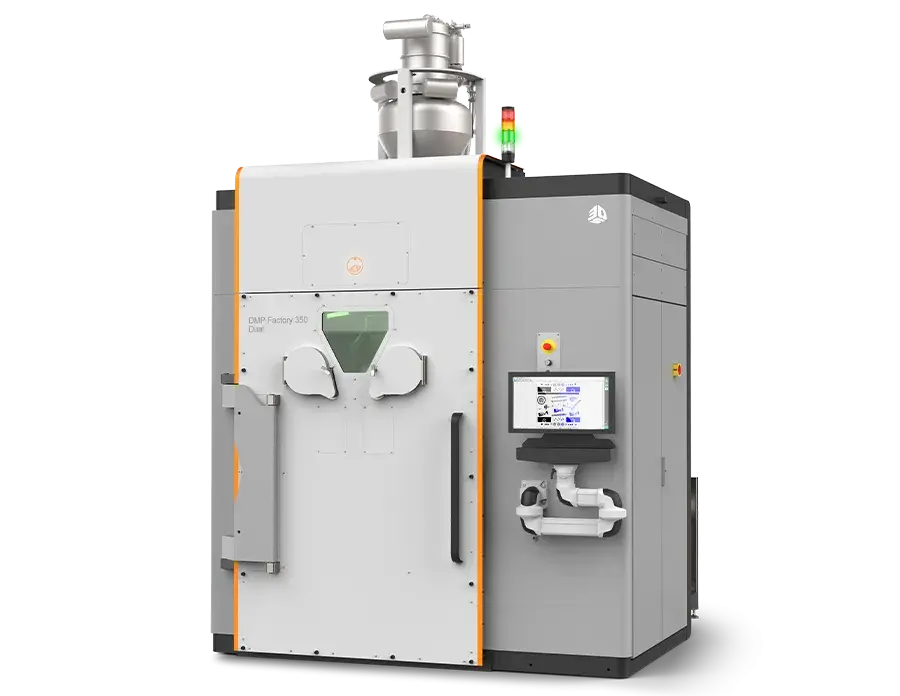 DMP Factory 350 D 3Dプリンターを斜めに