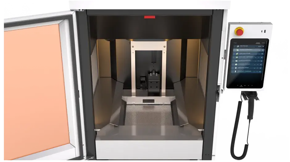 PSLA 270 3D プリンターが開き、ソフトウェアの UI が表示される