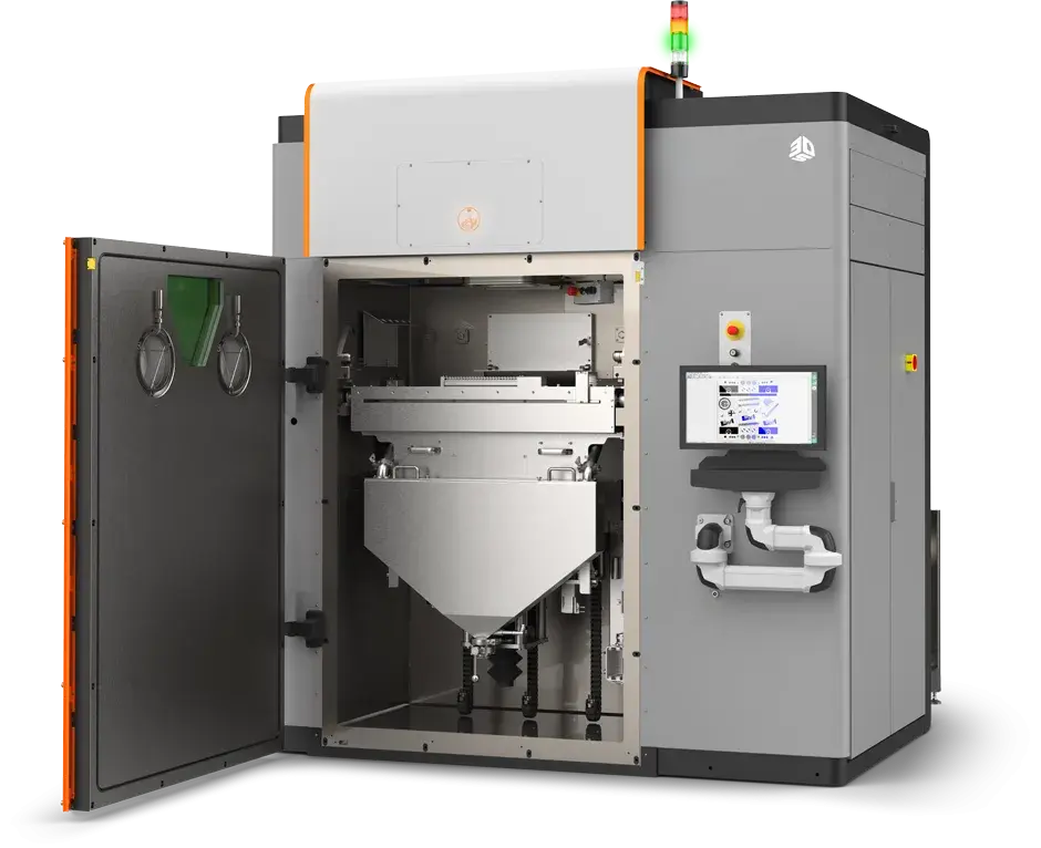 DMP Flex 350 3Dプリンターハイアングル