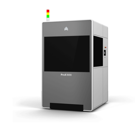 プロトタイプおよび 3D プリントのインベストメント鋳型パターン用の 3D Systems ProX 800 3D プリンタ (SLA)