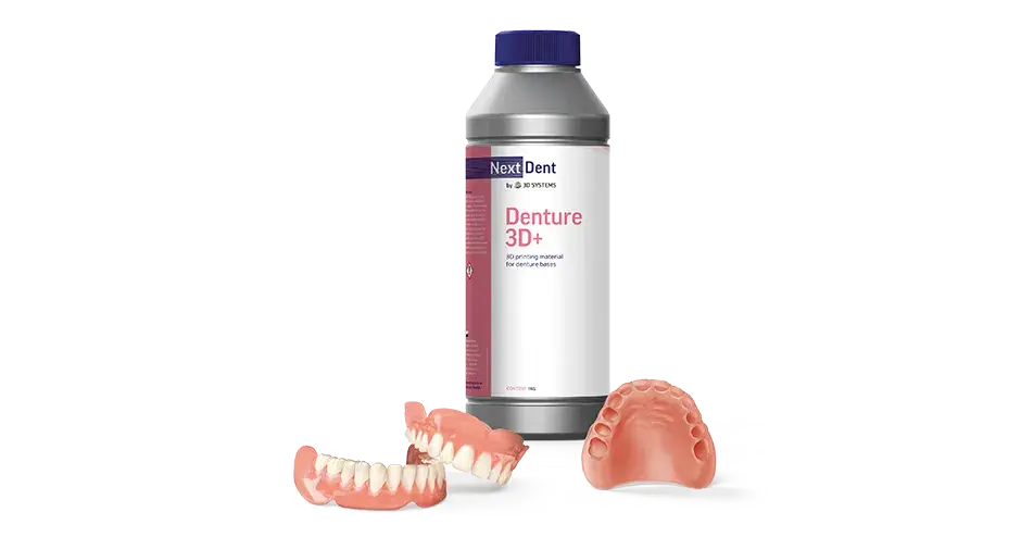 歯科用途向け 3D Systems NextDent Denture 3D+ 材料