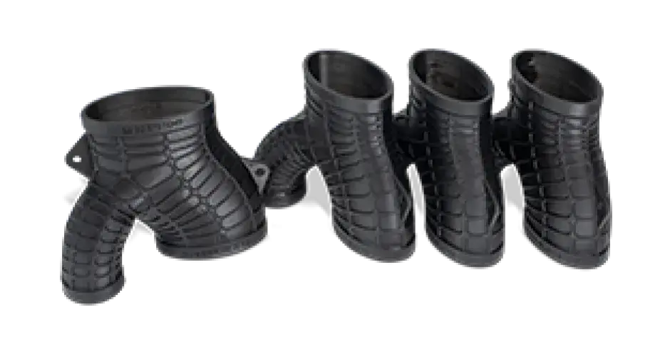 Figure 4 RUBBER-BLK 10 で作成されたマニフォールドアダプタ 