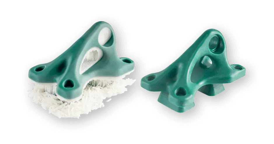 thumbnail-3d-systems-projet-2500-ic-casting-bracket-2-wax- 左ブラケットにサポート付き