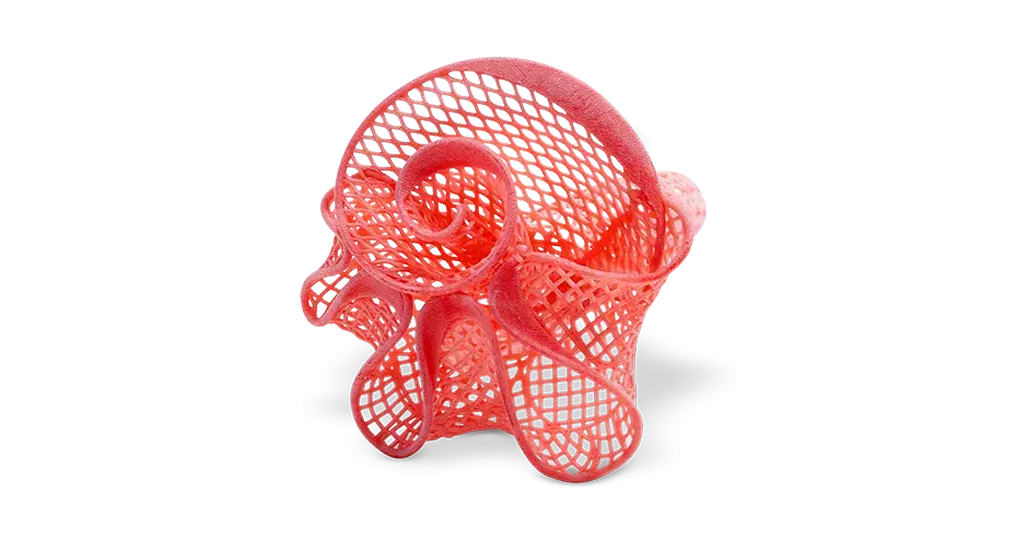 VisiJet Wax Jewel Red を使用して作成されたワックスリング